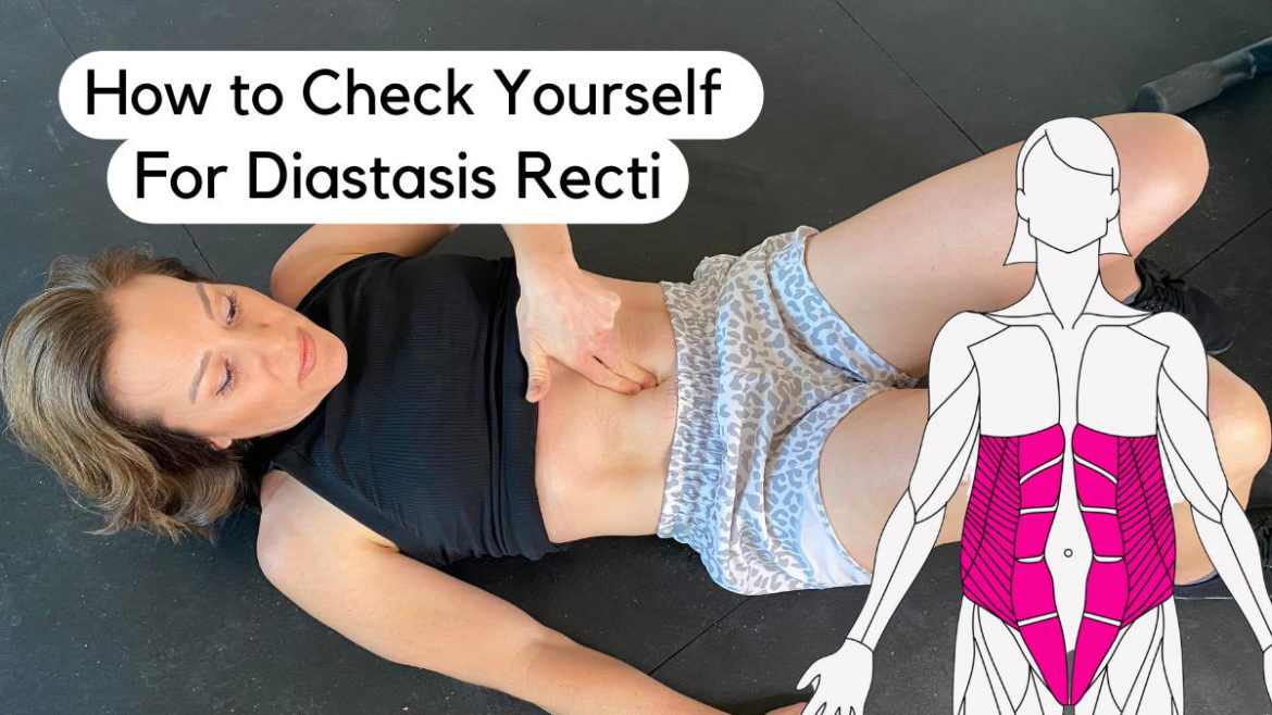 how to check yourself for diastasis recti
