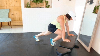 elevated mountain climbers exercise