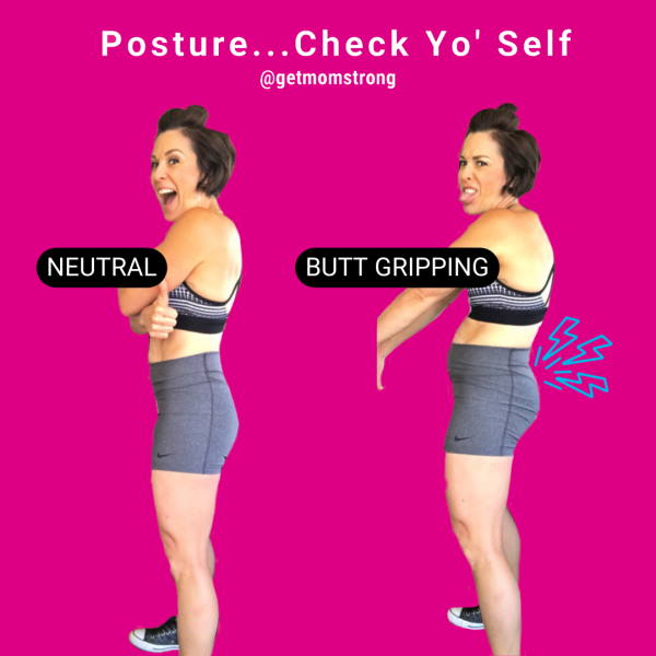 poor posture vs good posture